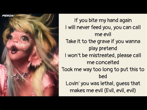 melanie martinez death lyrics|melanie martinez evil lyrics.